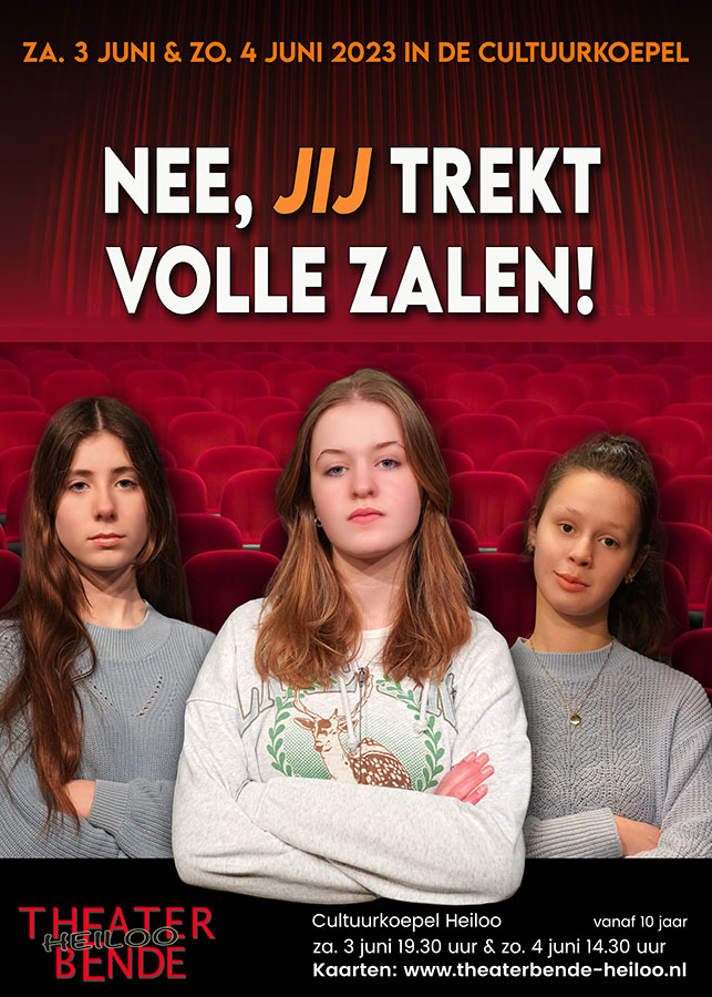 Nee, jij trekt volle zalen!