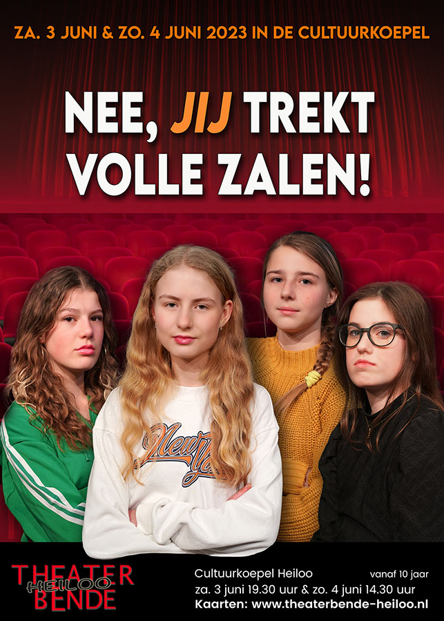 Nee, jij trekt volle zalen!