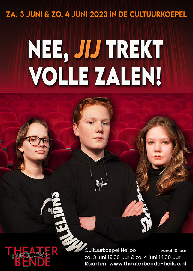 Nee, jij trekt volle zalen!