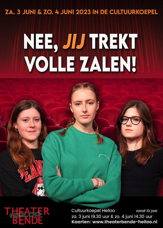 Nee, jij trekt volle zalen!